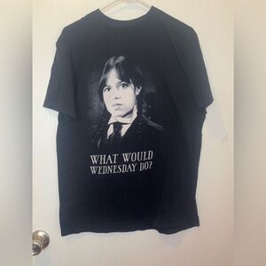 WEDNESDAY BLACK GRAPHIC TSHIRT